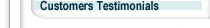Customer Testimonials